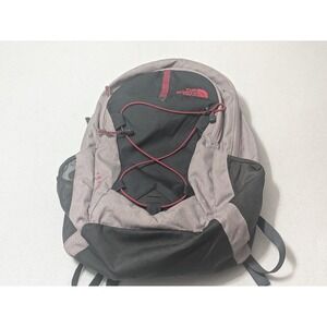 The North Face Jester Laptop Backpack Grey Pinkish Maroon